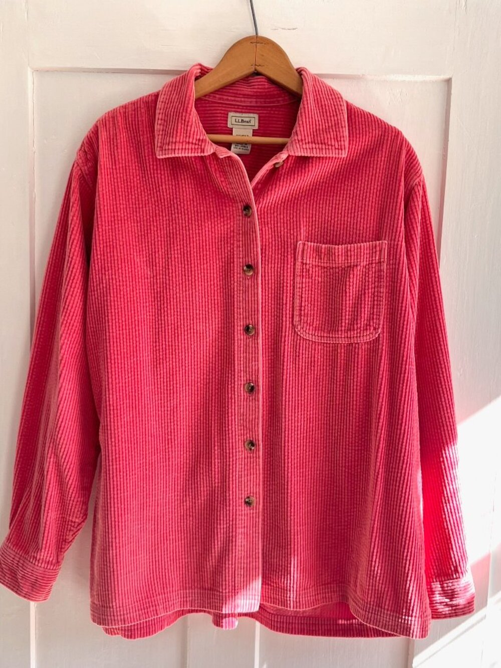 L.L.Bean Corduroy Button Down Shirt